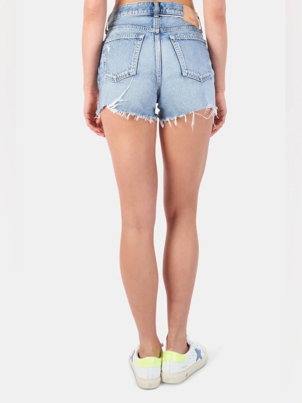 Moussy Vintage Shirley Shorts in Light Blue Size 30 EUC 139 - Picture 4 of 9